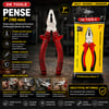 Gk Tools ( Kırmızı & Şeffaf ) ( 7'' ) ( Saplı ) Pense ( 180mm )