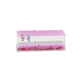 İ12-062 (pembe Su) (hayvan & Yıldız) (d.gen Mika) Yüzen Batmayan (dekoratif Biblo Akvaryum)(4.7x13.6x4.5cm)