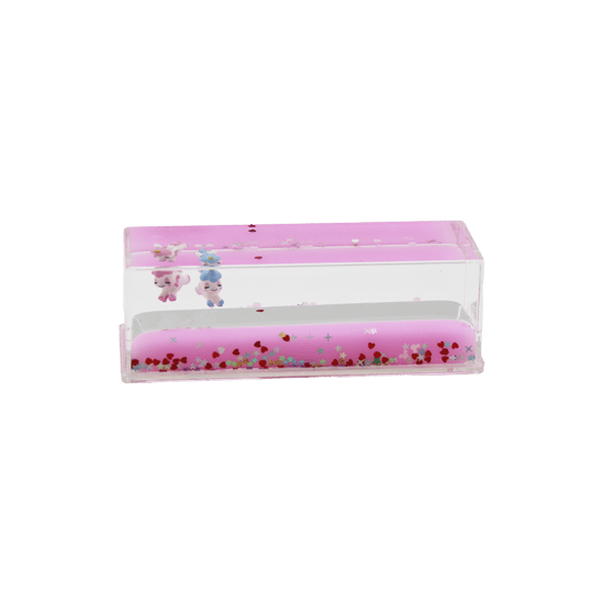 İ12-062 (pembe Su) (hayvan & Yıldız) (d.gen Mika) Yüzen Batmayan (dekoratif Biblo Akvaryum)(4.7x13.6x4.5cm)