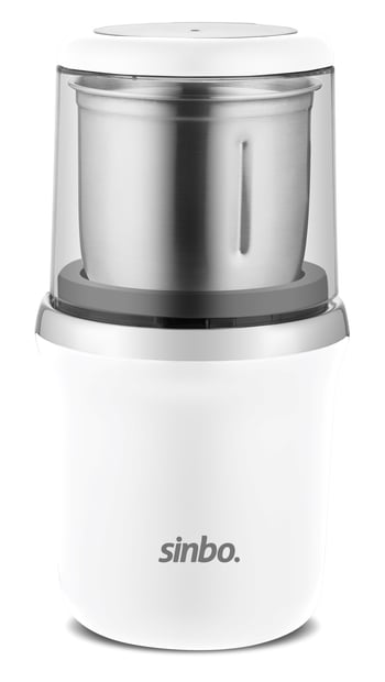 SİNBO SCM-2982 KAHVE & BAHARAT ÖĞÜTÜCÜ - Beyaz/Krom