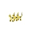 İ12-120 ( Kedi & Orta ) ( Gold & Seramik ) Biblo & Dekoratif Süs Eşyası