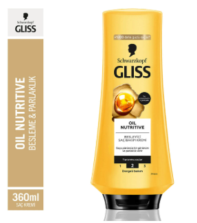 Saç Kremi Gliss 360 Ml Oil Nutritive