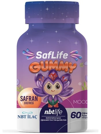 Nbt Life Saflife Gummy 60 Çiğnenebilir Jel Form Çocuklar için Güvenli Takviye
