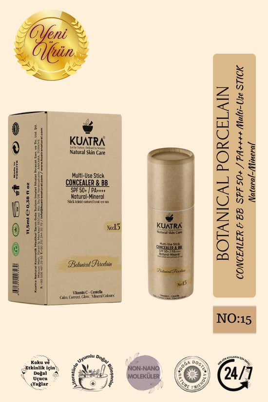 Kuatra Botanical Porcelain Natural-mineral Stick Concealer & Bb | Spf 50+ Pa++++