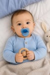 Wee Baby 2’li Damaklı Silikon Emzik 0-6 Ay Erkek