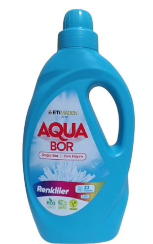 Boron Aquabor Sıvı Deterjan 2.15 Lt Renkliler