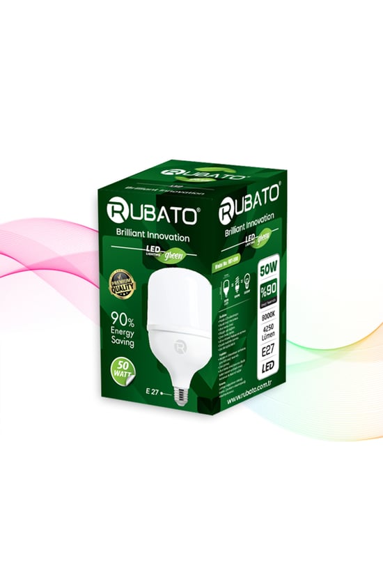 Rubato 50 W Led Ampul - %90 Enerji Tasarruflu - 1 Adet
