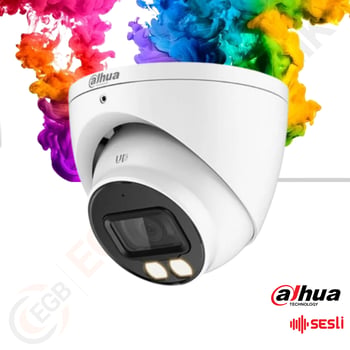 Dahua Hac-t1a21p-u-ıl-a 2 Mp Dahili Sesli 20 Mt Gece Görüşlü Colorvu (7/24 Renkli) Ahd Kamera