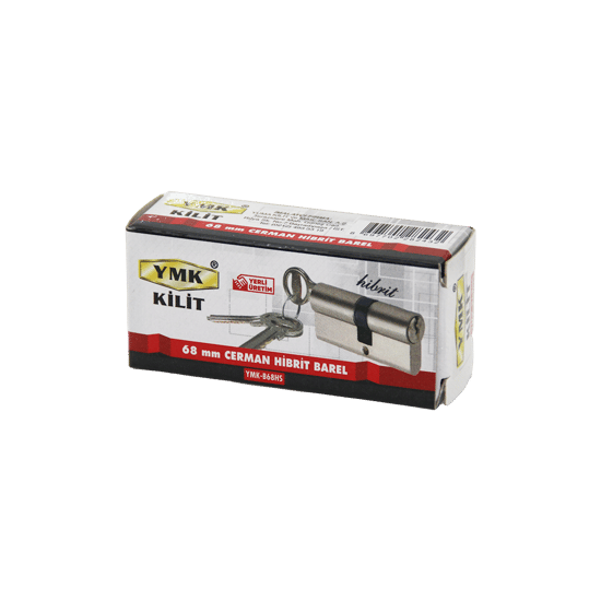 Ymk-b68hs ( Hibrit ) ( 68mm ) ( Nikel Saten ) Cerman Barel ( Kutulu Ambalaj ) ( 3 Anahtar )
