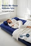 Livenzi Nature Çift Kişilik Şişme Yatak & Yastık (191 × 137 × 22 Cm)
