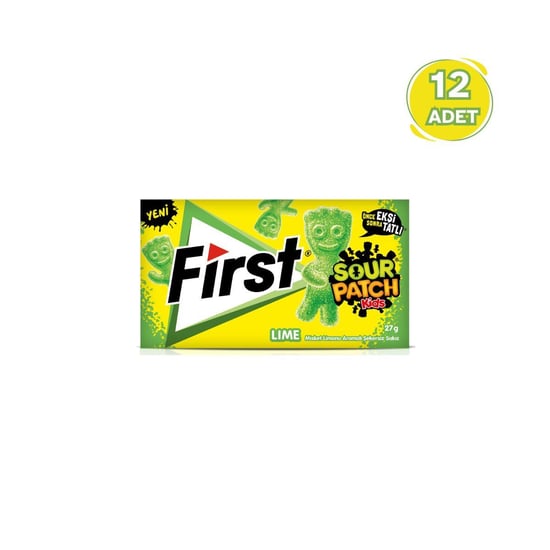 First Spk Misket Limonu Aromalı Sakız 27 Gr - 12 Adet