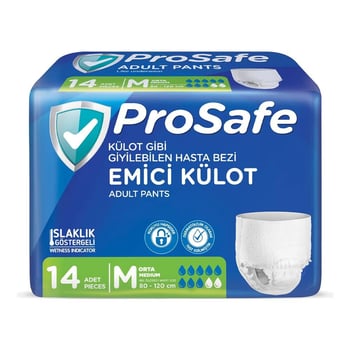 Prosafe Emici Külot Hasta Bezi Medium 14'lü