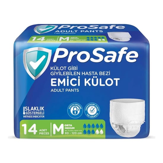 Prosafe Emici Külot Hasta Bezi Medium 14'lü