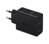 Samsung Ep-t5020x 50w Type-c Çift Çıkışlı Kablolu Hızlı Şarj Adaptörü Siyah