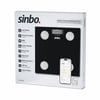 Psf-yenii Sinbo Sbs-4466 ( Dijital & Pilli ) Cam Banyo Baskülü ( Lcd Ekran & Sıcaklık Göstergeli ) ( 180kg/50gr ) ( 28x28cm )