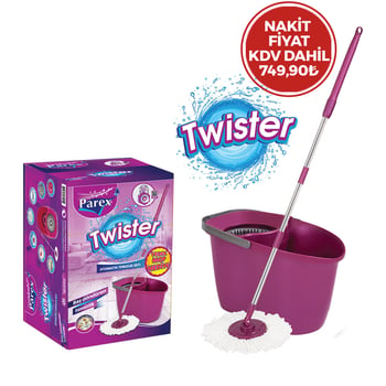 Parex-723691 Twister Otomatik Mop Temizlik Seti & Kovası ( Multi Temizlik Fırça )