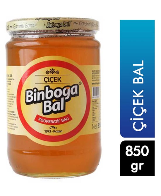 Binboğa Çiçek Balı 850 Gr Cam Kavanoz