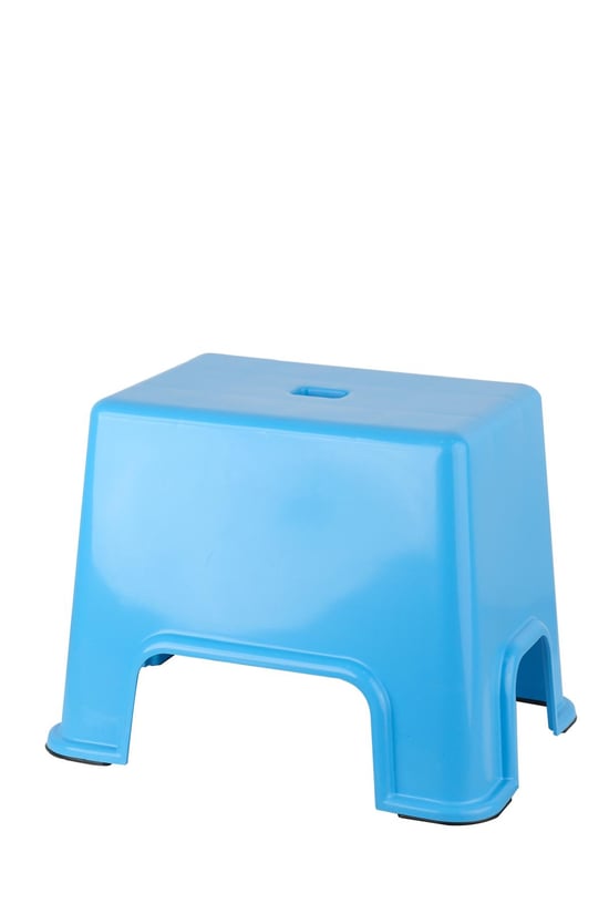 Özatak Karizma Köşeli Strong Tabure-beyaz-mavi