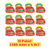 Hleks Patlayan Şeker Popios 4 Gr 40 Adet Tutti Frutti 12 Paket (toplam 480 Adet)
