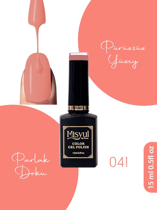 Misyul Uv Led Kalıcı Oje Nail Art 15 Ml 041