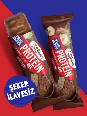 Trio Move %33 Protein Bar Fındıklı Ve Sütlü 50 Gr *9'lu