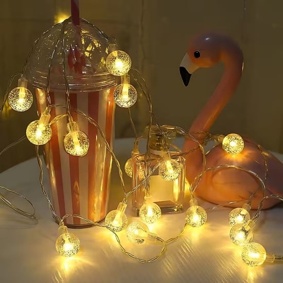 BUFFER® Mini Boncuk Detaylı USB LED Işık – 20 LED’li Dekoratif Ortam Aydınlatması