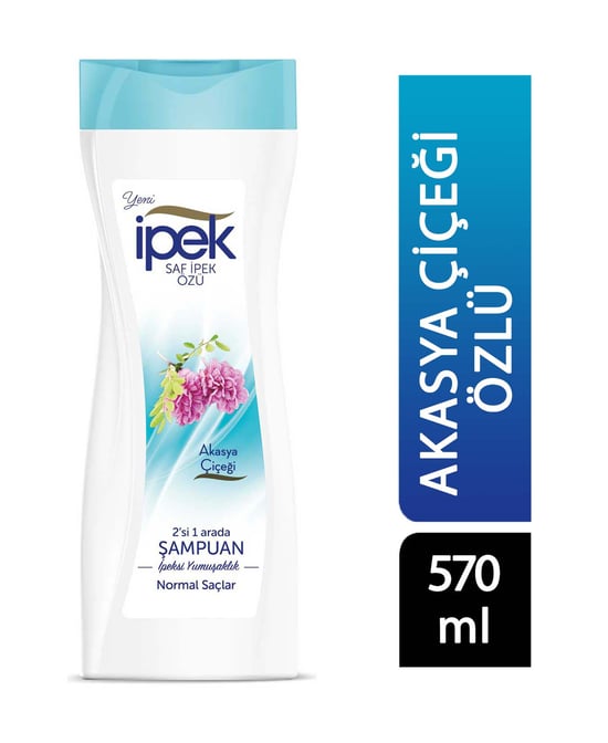 İpek Şampuan 570 Ml 2 Si 1 Arada Normal Saçlar Akasya Özlü