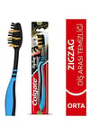 Colgate ZigZag Charcoal Diş Arası Temizliği Orta Diş Fırçası
