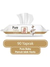 Pure Baby Or.pamuklu Bebek Islak Havlu 90 Lı 0026