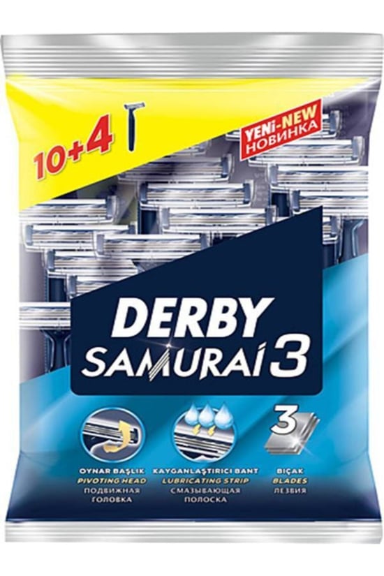 Derby 3 Bıçaklı 14'lü Poşet