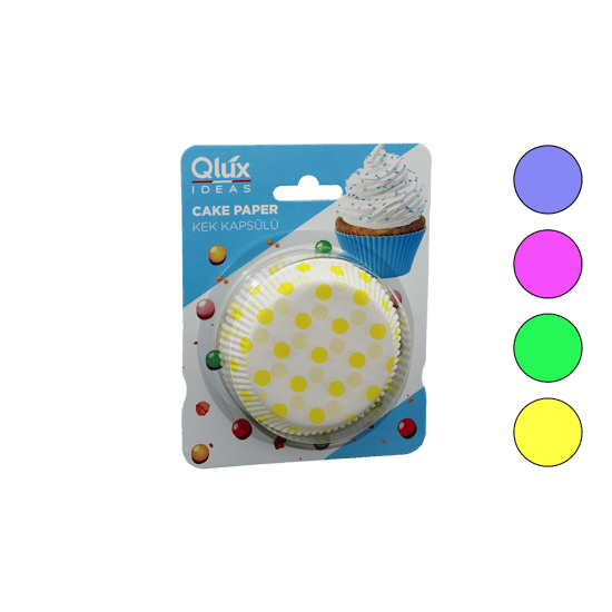 Qlux L-00168 ( 50pcs ) Turta & Cupcake Kek Kapsül