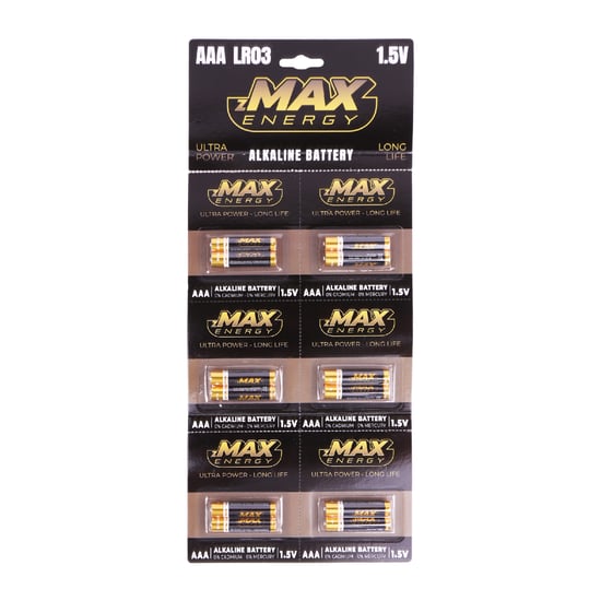 ZMAX ENERGY ALKALİN AAA İNCE PİL 12Lİ KARTELA