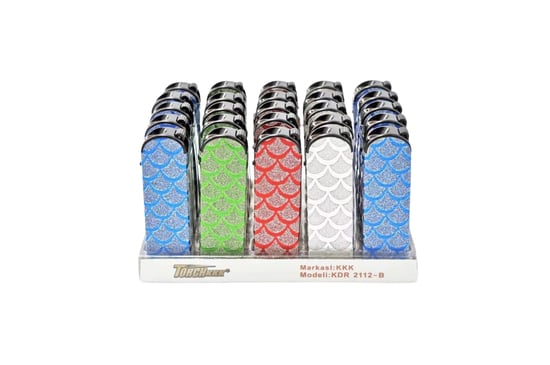 Torch Kkk2112 Jet Çakmak Metal Desenli *25