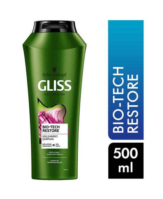 Gliss Şampuan 500 ml Bio-Tech Restore