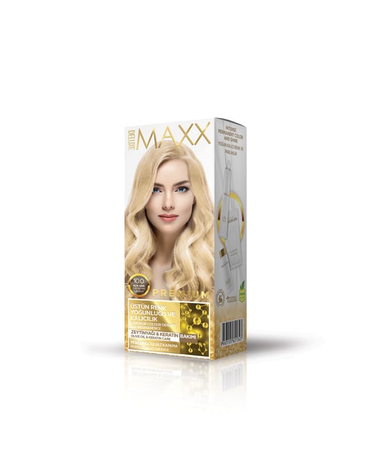 Maxx Deluxe Premium Yarı Kit Set Boya 10.0 Açık Sarı
