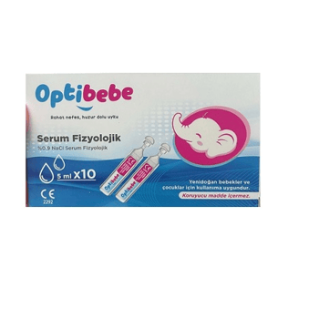 Optibebe Serum Fizyolojik Flakon 5ml 10 Lu