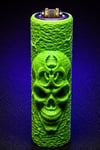 Toxic Skull Kafatası Figürlü Çakmak Kılıfı Clipper