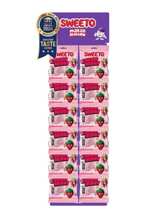 Sweeto Marshmallow 60 Gr Asalak Strawberry