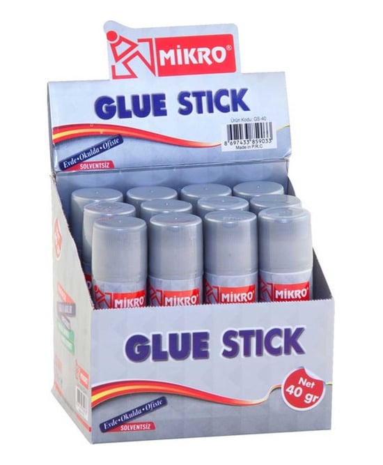 Mikro Glue Stick Yapıştırıcı 40 gr 12'li Paket