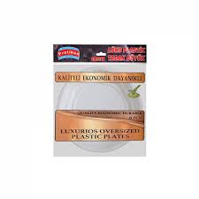 Pratikon Pr-1141 ( Lüx Büyük & Plastik ) Tabak Beyaz 6pcs