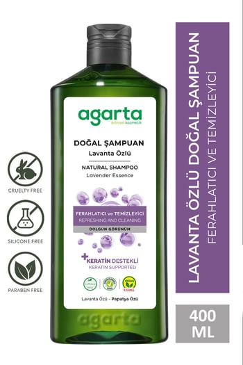 Doğal Lavanta Özlü Yağ Dengeleyici Şampuan 400 Ml