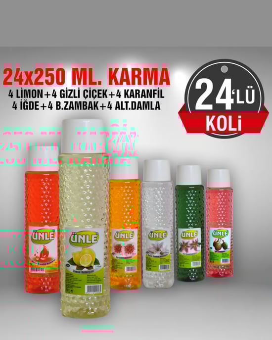 Ünle Karma Kolonya 250 Ml