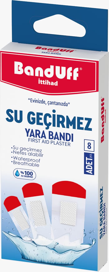 Banduff Su Geçirmez Yara Bandı 8 Li