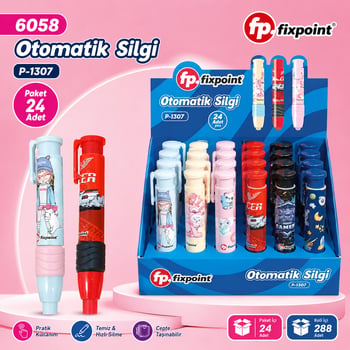 Fixpoint Basmalı Otomatik Silgi 1307
