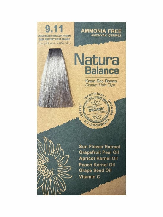 Natura Balance Saç Boyası Yoğun Küllü Çok Açık Kumral