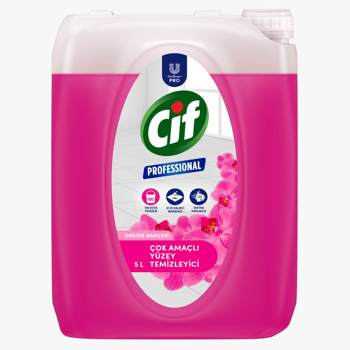 Cif Professıonal Çok Amaçlı Yüzey Temizleyici Orkide Bahçesi 5l