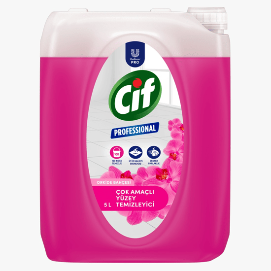 Cif Professıonal Çok Amaçlı Yüzey Temizleyici Orkide Bahçesi 5l