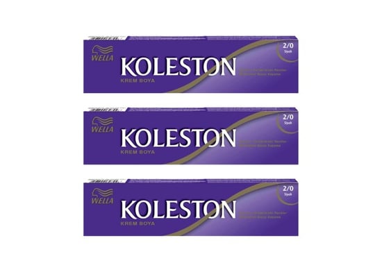 Koleston Tüp Boya 50 Ml - 2.0 Siyah 3 Adet