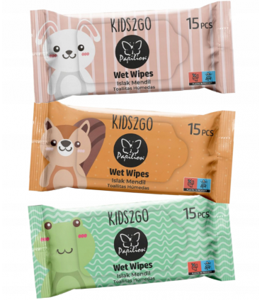 Papilion İslak Cep Mendili Kids2go Cep Mendil 15 Ad. *36