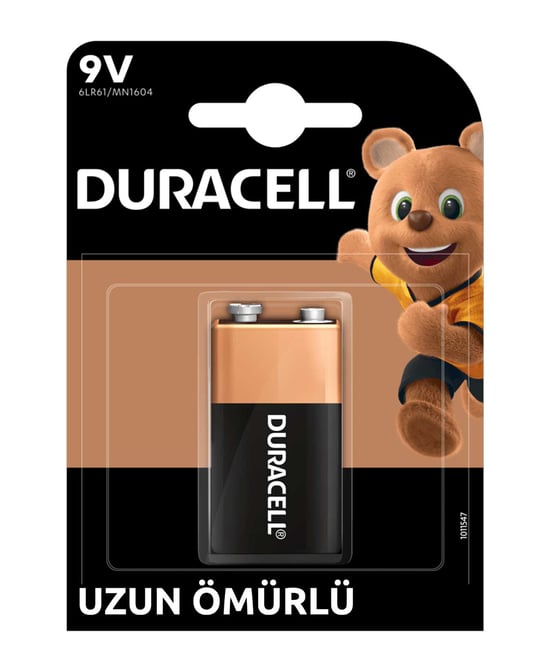 Duracell Pil Basic 9 Volt Tekli